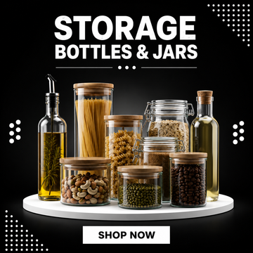 Storage Bottles & Jars