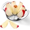 AUBENR 4.72 Inch Extra Large Apple Slicer with 8 Blades - Professional Heavy Duty Apple Cutter -304 Stainless Steel Apple Corer Tool - Sharp Apple Slicer and Corer - Easy to Use - Dishwasher Safe