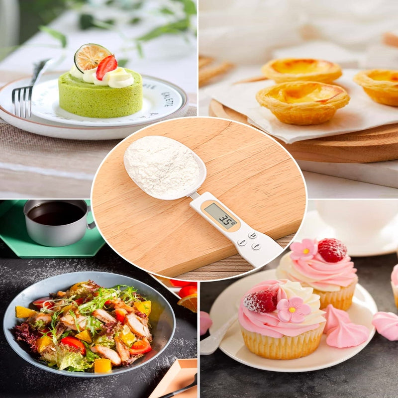 Digital Spoon Scale with Display, 500g Capacity, High Precision Measurement