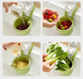 2 In 1 Sink Drain Basket, Faucet Hanging Filter Basket, Detachable Hanging Sink Drainer, Sponge Rack Kitchen Waste Collector