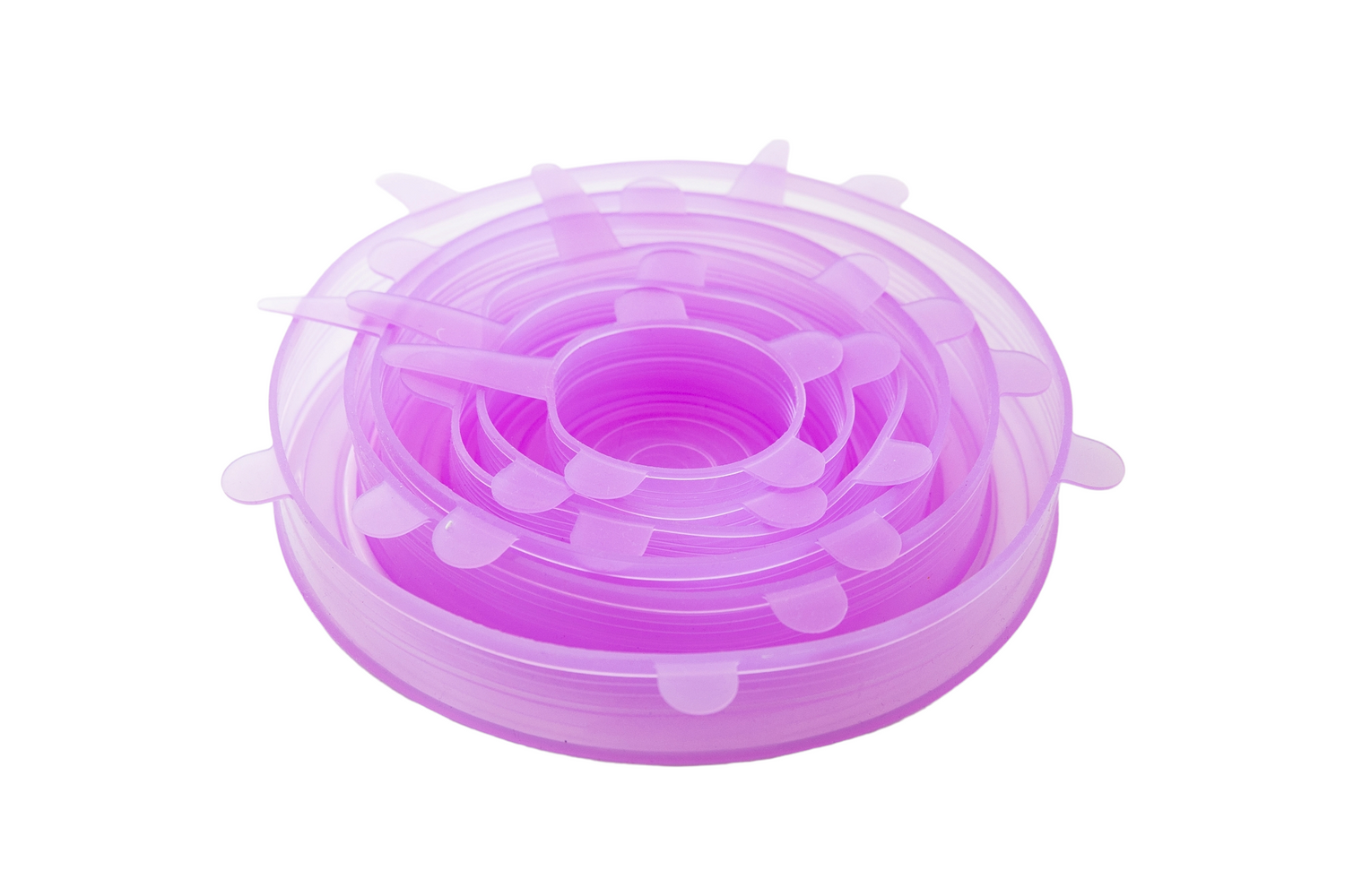Reusable Stretch Silicone Lids 6pcs