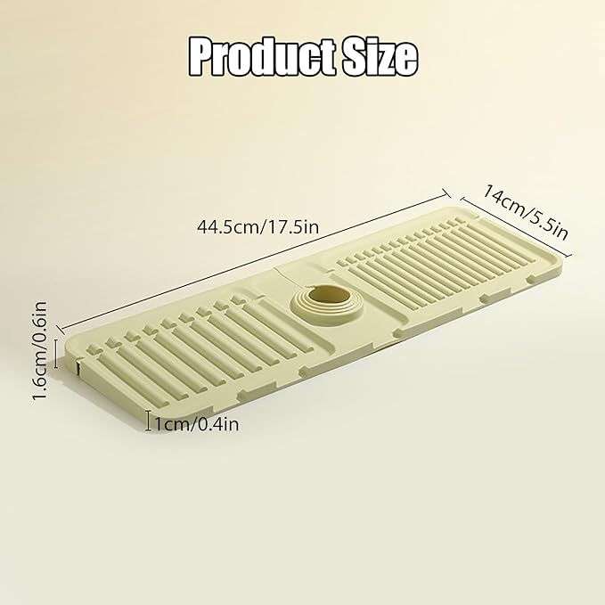 Silicone Faucet Mat Fast Drying Sink Splash Guard